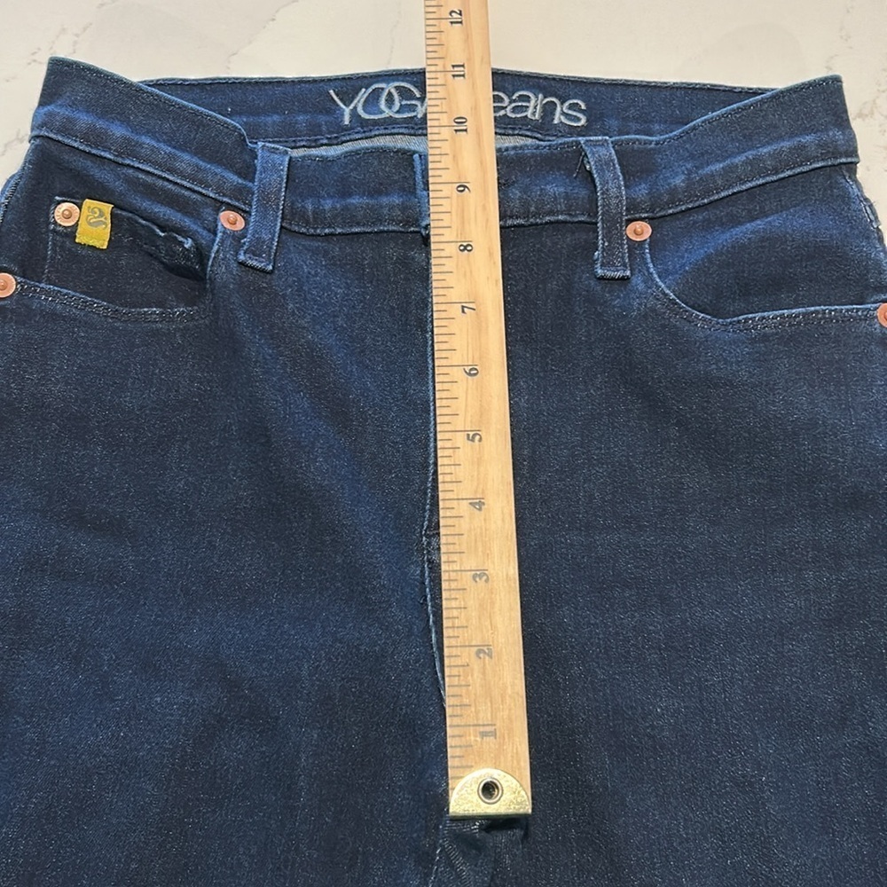 Second Yoga Jeans Dark Wash Skinny Fit 29" INSEAM Size 26 - Picture 7 of 12
